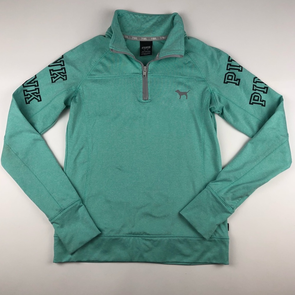 Pink Victoria’s Secret Zip Up Athletic Sweater XS